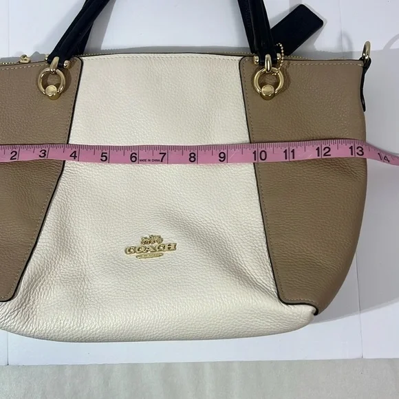 Coach Kacey Crossbody Bag Gold Hardware and Colorblock Satchel - Picture 13 of 17